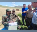 پایش مراتع و اخطار کتبی به دلیل داشتن دام مازاد پس از شمارش دام توسط عوامل سرجنگلبانی بخش بسطام و یگان حفاظت اداره شهرستان