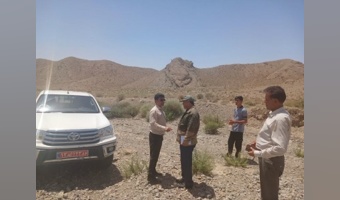 بازدید از حوزه آبخیزصالح اباد روستای کلاغ ذیلی در منطقه خوارتوران