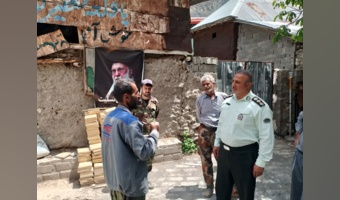 بازدید میدانی فرمانده یگان حفاظت و جانشین یگان از مناطق چاشم و خطیرکوه