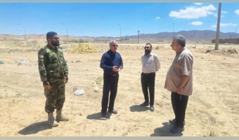 بازدید از اراضی توسط مدیرکل اداره منابع طبیعی و آبخیزداری استان سمنان