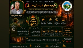 ابتکار اداره‌کل منابع طبیعی و آبخیزداری استان سمنان در مدیریت حریق
