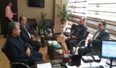 دیدارجعفر مرادی حقیقی مدیر کل منابع طبیعی و آبخیزداری استان سمنان با مدیرکل بنیاد مسکن استان سمنان