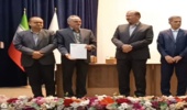 تجلیل از مدیر روابط عمومی اداره کل  منابع طبیعی و آبخیزداری استان سمنان  