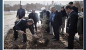 آغازپویش کاشت نهالی به نام پدر توسط استاندار در گرمسار