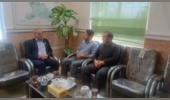 دیدار مدیرکل منابع طبیعی و آبخیزداری استان سمنان با رئیس اداره منابع طبیعی شهرستان میامی