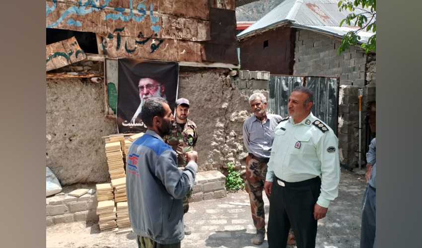 بازدید میدانی فرمانده یگان حفاظت و جانشین یگان از مناطق چاشم و خطیرکوه