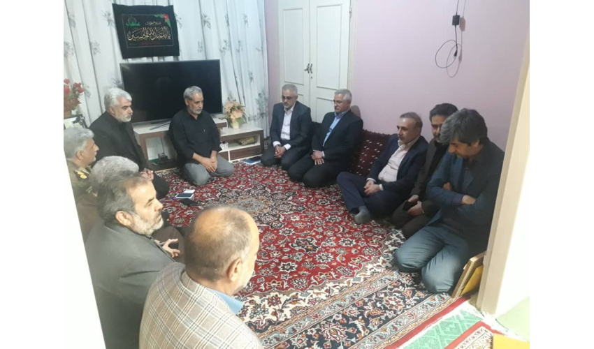 دیدار مسئول اول منابع طبیعی کشور با خانواده جنگلبان شهید غلامی 