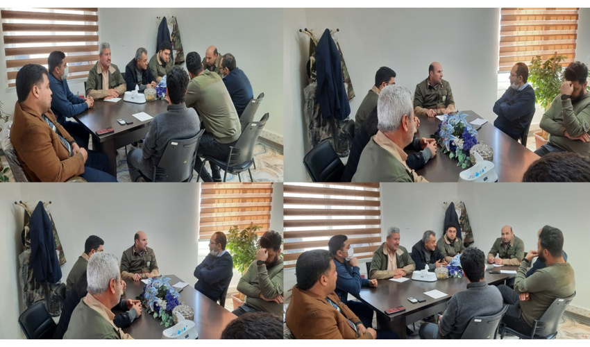 جلسه هماهنگی برنامه های هفته منابع طبیعی و درختکاری درمحل اداره منابع طبیعی و آبخیزداری شهرستان مهدیشهر  تشکیل یافت