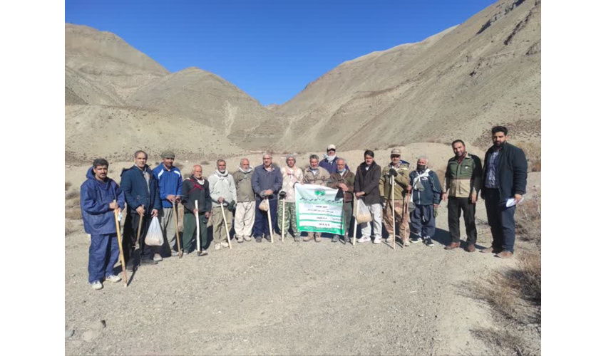 هفتمین پویش کپه کاری و بذر پاشی در شهرستان آرادان