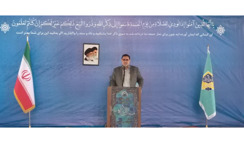 سخنرانی مدیر کل منابع طبیعی و آبخیزداری استان سمنان در پیش ازخطبه های نماز جمعه سمنان تولید بیش از 3میلیون اصله نهال در نهالستان‌های استان سمنان