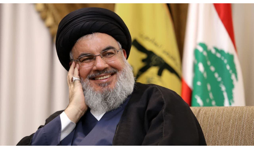 پیام جعفر مرادی حقیقی مدیر کل و بسیجیان پایگاه مقاومت میرزا کوچک خان جنگلی اداره کل منابع طبیعی و آبخیزداری استان در پی شهادت دبیرکل حزب‌الله لبنان 