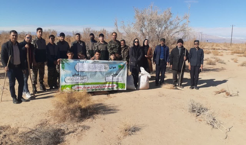 کبوترخان مقصد نخستین پویش جمع آوری بذر در شهرستان دامغان 