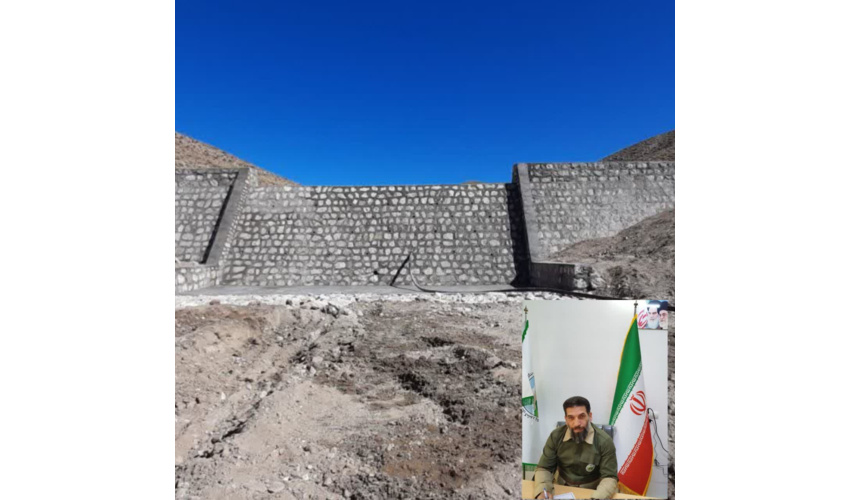 افتتاح بند سنگ و ملات منطقه آشنی شهرستان سرخه  در دهه فجر