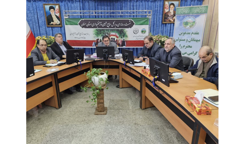 گزارش تصویری/ نشست خبری مدیرکل منابع طبیعی و آبخیزداری استان سمنان  به مناسبت هفته منابع طبیعی