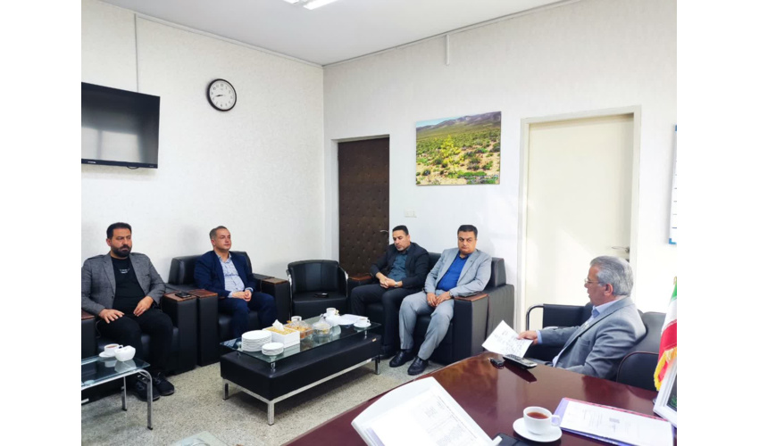 دیدار مهندس رهایی مدیر کل محترم منابع طبیعی وآبخیزداری استان سمنان و مهندس جعفریان مدیر کل عشایری استان