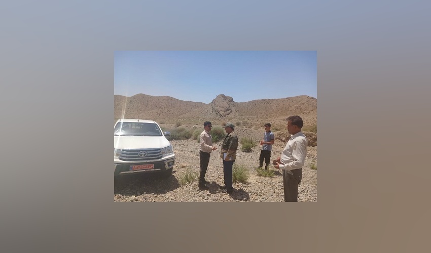 بازدید از حوزه آبخیزصالح اباد روستای کلاغ ذیلی در منطقه خوارتوران