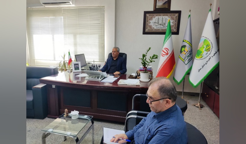 جلسه بررسی پیشرفت فیزیکی و روند اجرایی قرارداد احاله ایستگاه تولید بذر بیارجمند شاهرود