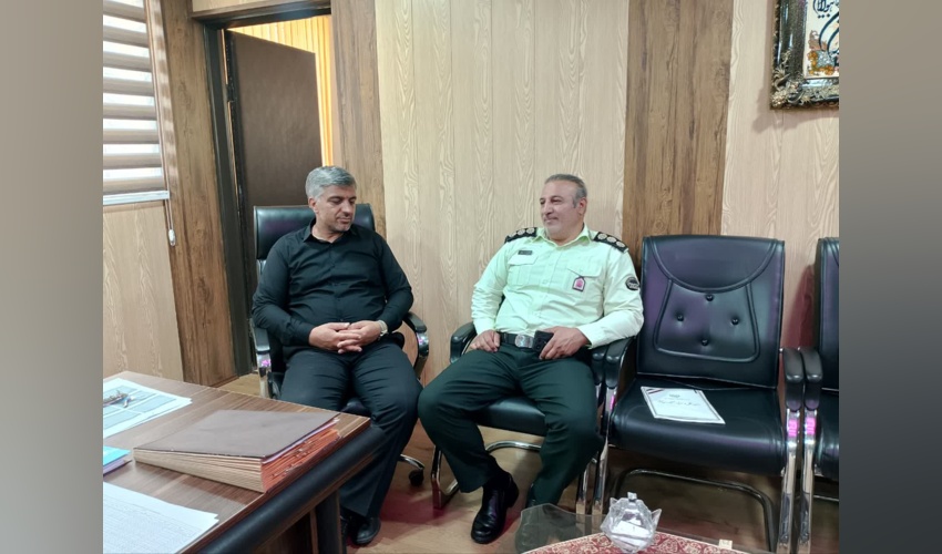 دیدار فرمانده یگان حفاظت منابع طبیعی استان سمنان با رئیس پلیس آگاهی استان
