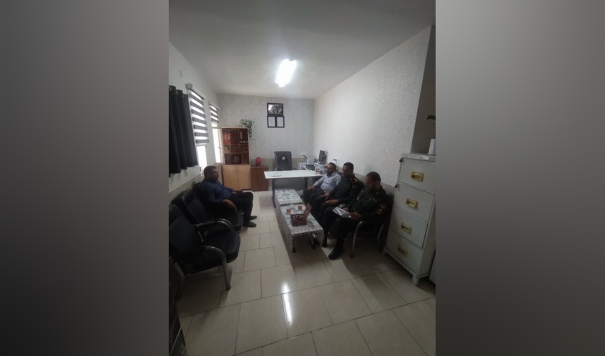 جلسه مشترک مسئول و کارشناسان واحد یگان حفاظت منابع طبیعی و آبخیزداری شهرستان سمنان