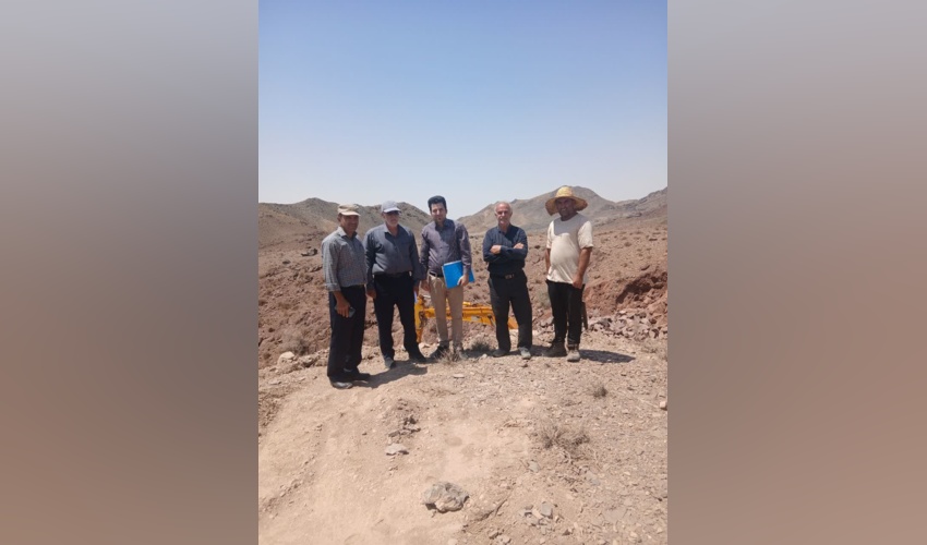 بازید و نظارت رئیس ادره آبخیز داری اداره کل مهندس یحیایی به همراه ناظر مقیم کارگاهی مهندس نوچه