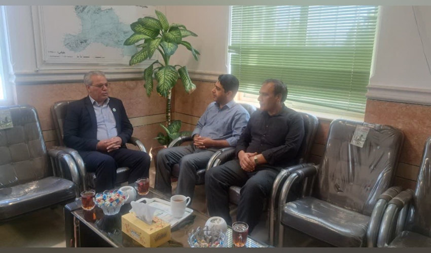 دیدار مدیرکل منابع طبیعی و آبخیزداری استان سمنان با رئیس اداره منابع طبیعی شهرستان میامی